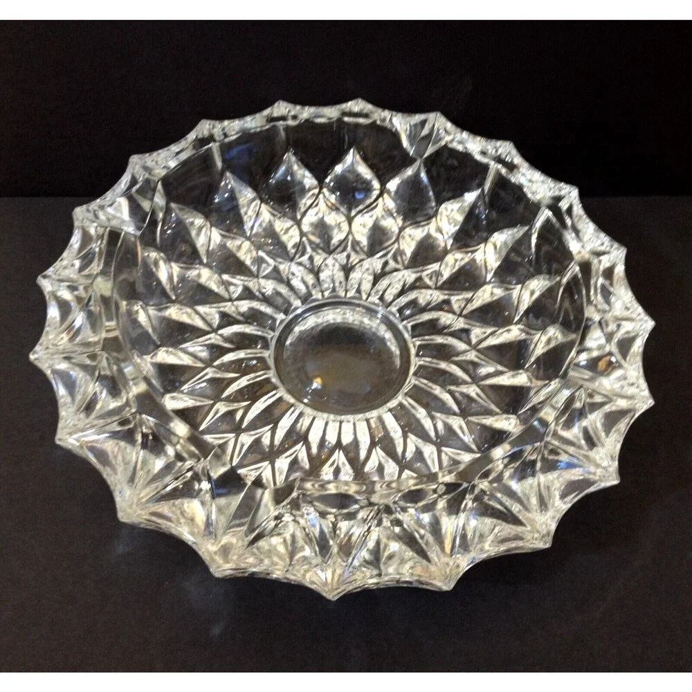 Vintage Clear Crystal Cut Glass 7